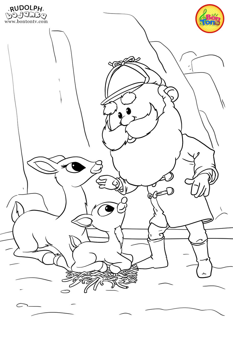 Christmas Coloring Pages for Kids - BonTon TV - Bo�i� - bojanke za printanje